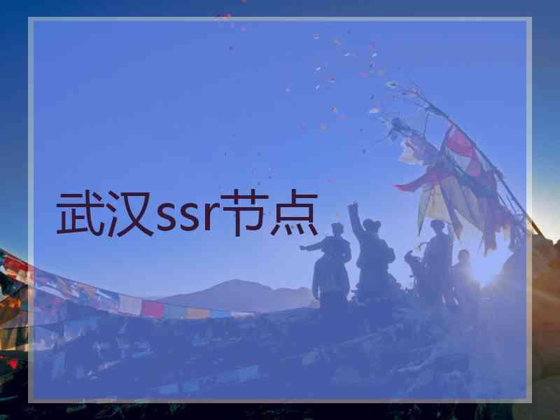 武汉ssr节点