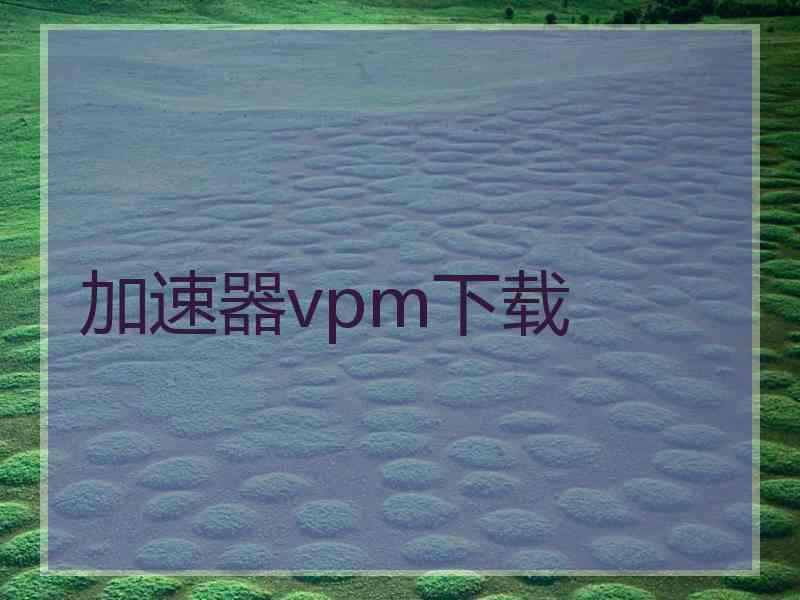 加速器vpm下载
