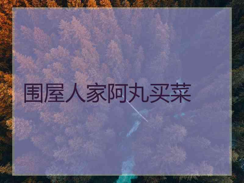 围屋人家阿丸买菜