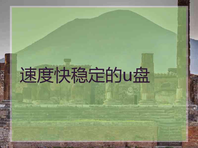 速度快稳定的u盘