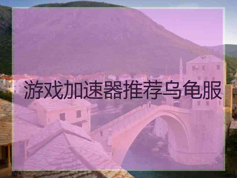 游戏加速器推荐乌龟服