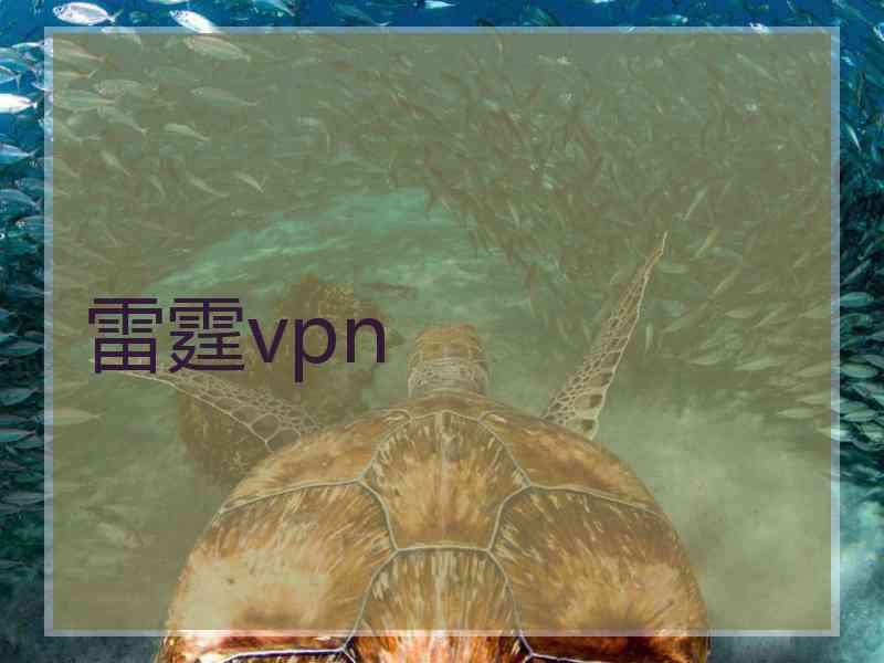 雷霆vpn