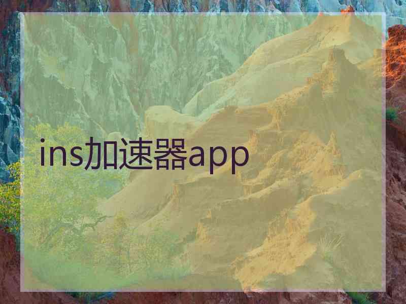 ins加速器app