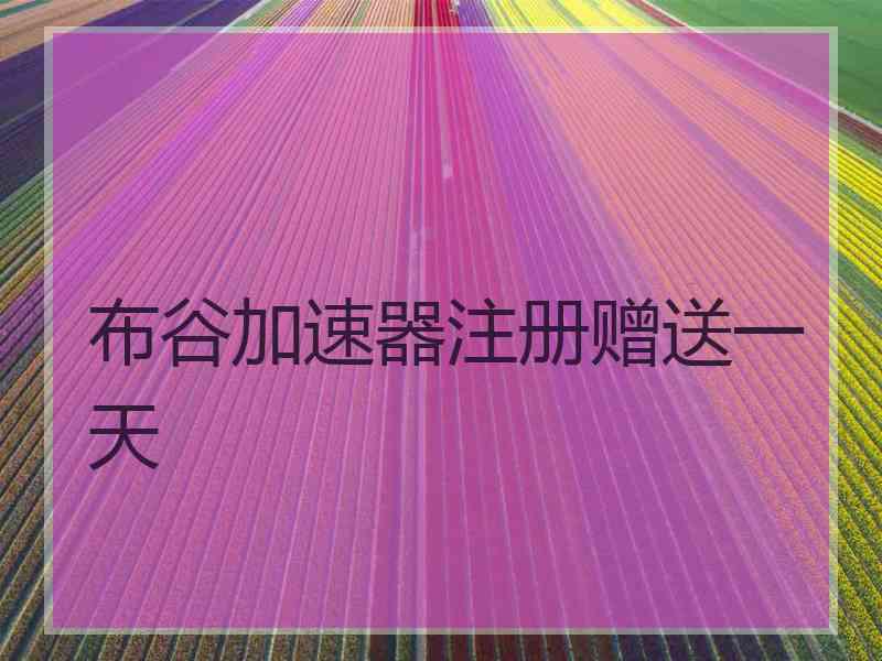 布谷加速器注册赠送一天