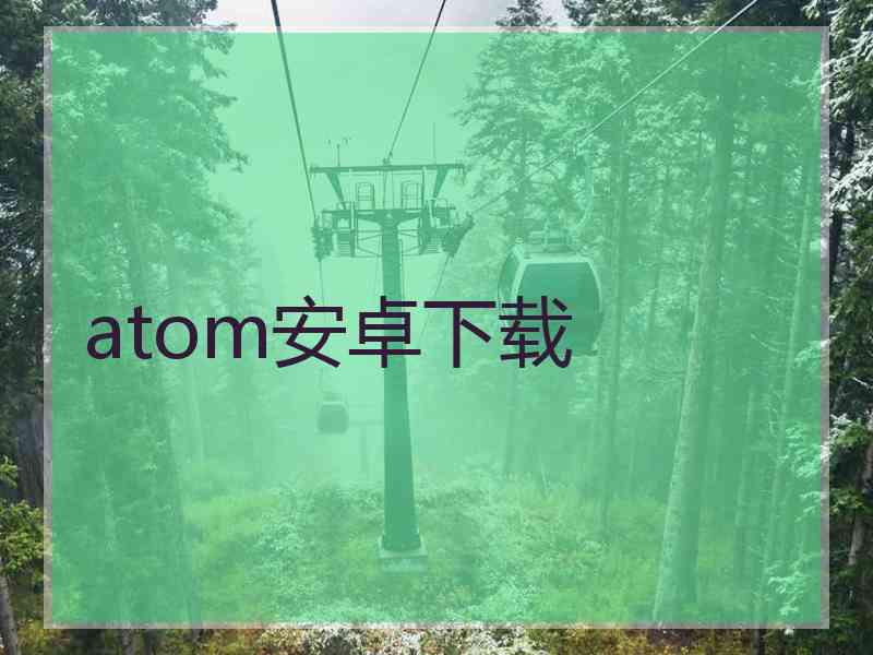 atom安卓下载