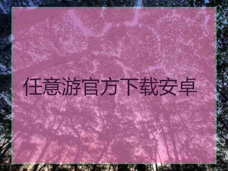 任意游官方下载安卓