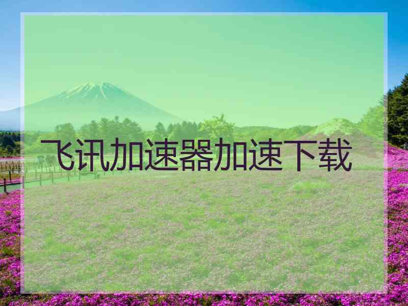 飞讯加速器加速下载