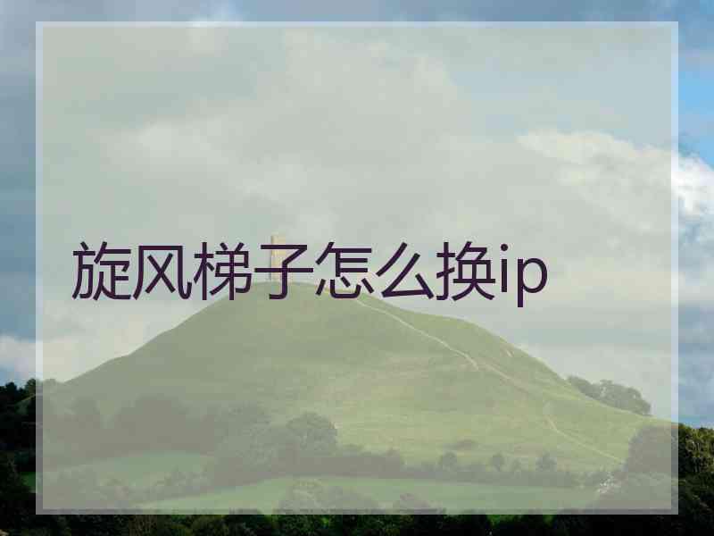 旋风梯子怎么换ip