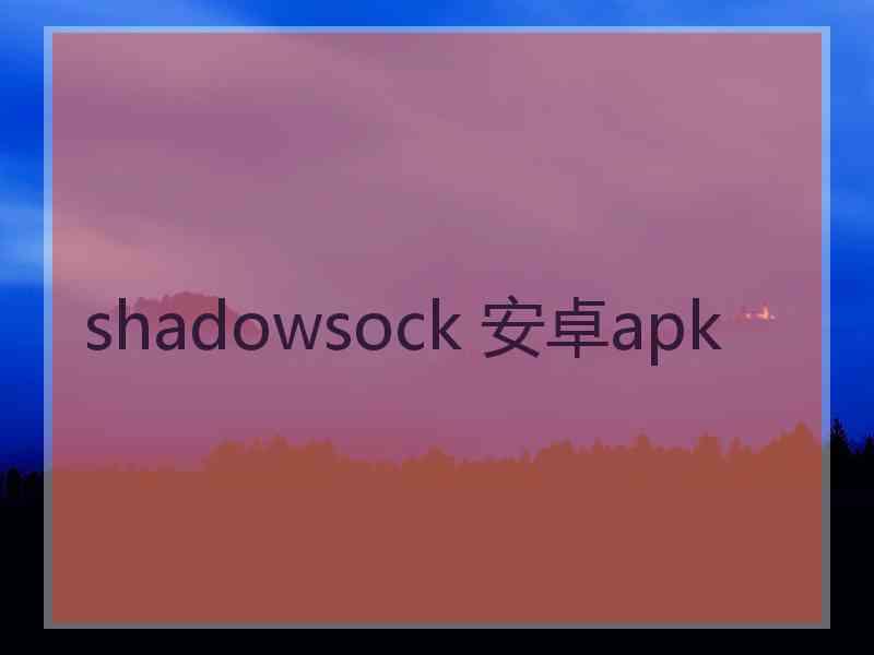 shadowsock 安卓apk