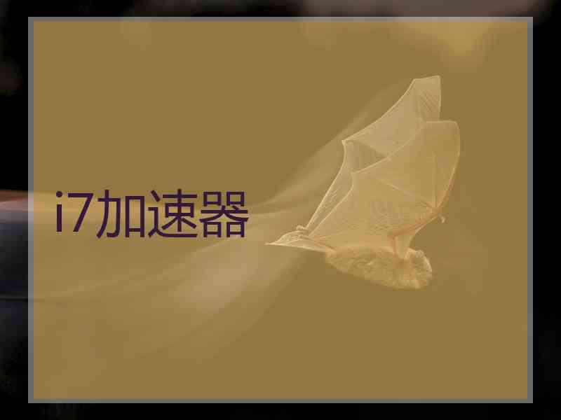 i7加速器