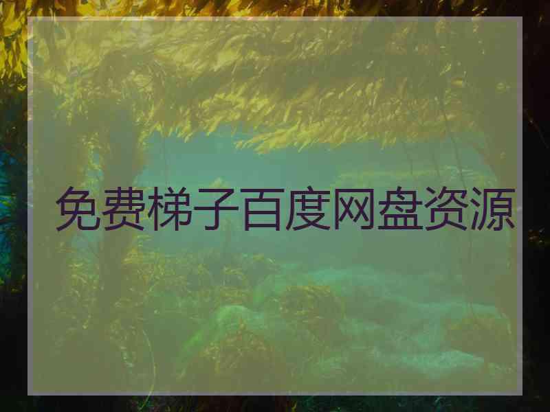 免费梯子百度网盘资源
