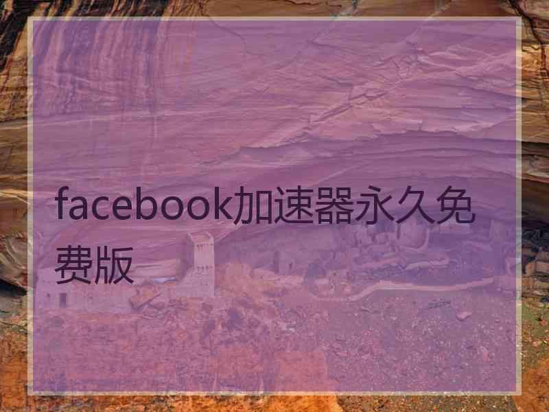 facebook加速器永久免费版