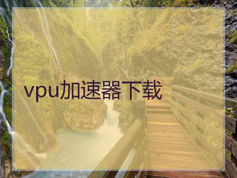 vpu加速器下载