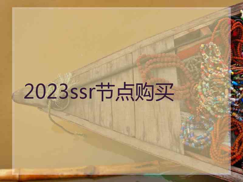 2023ssr节点购买