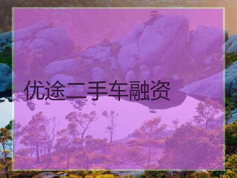 优途二手车融资