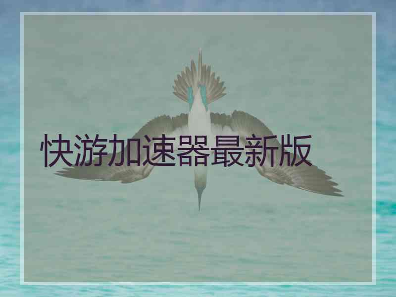 快游加速器最新版