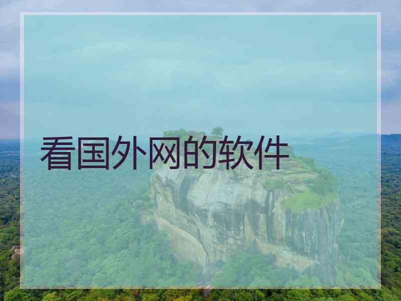 看国外网的软件