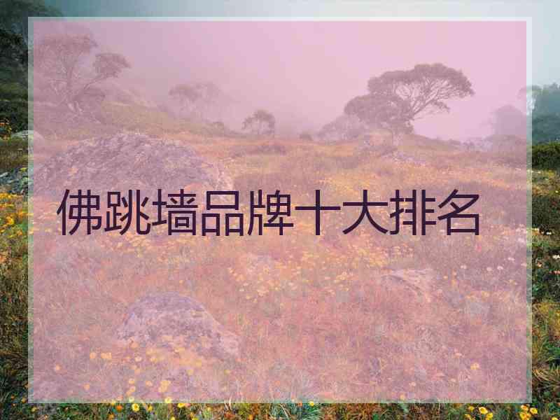 佛跳墙品牌十大排名
