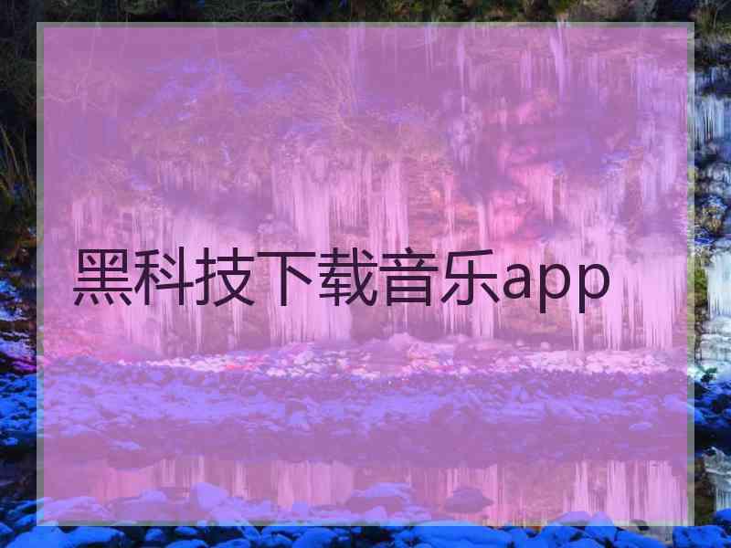 黑科技下载音乐app