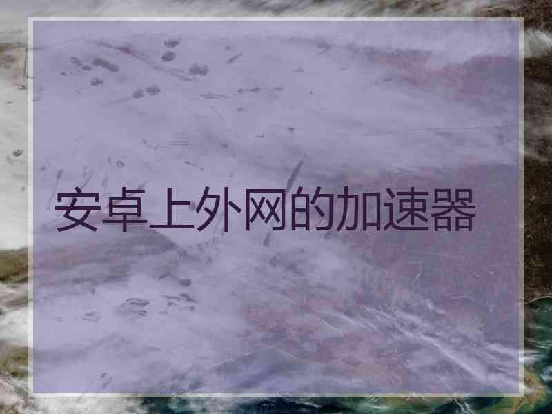 安卓上外网的加速器