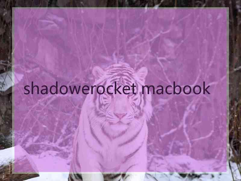 shadowerocket macbook