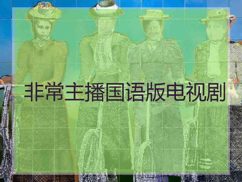 非常主播国语版电视剧