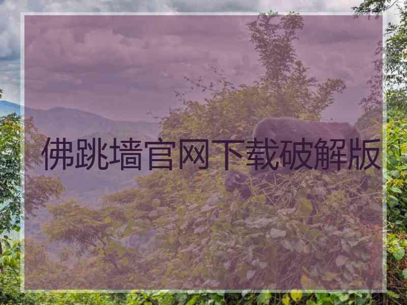 佛跳墙官网下载破解版