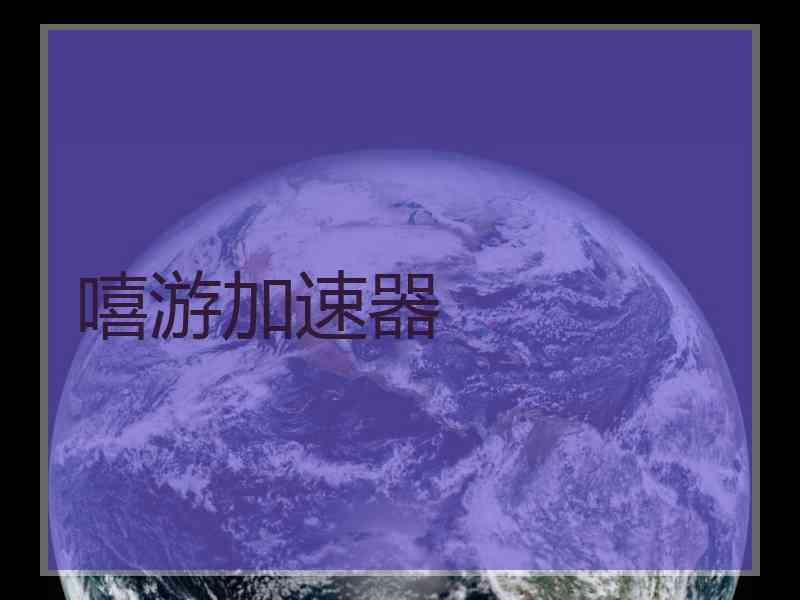 嘻游加速器