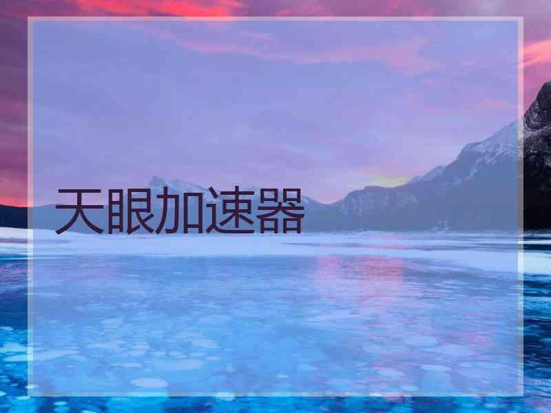 天眼加速器