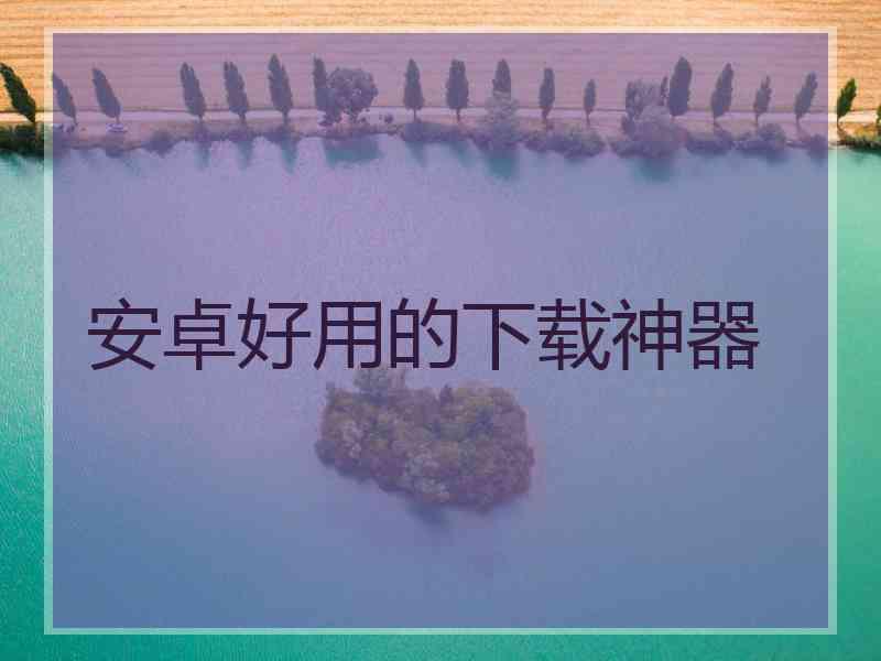 安卓好用的下载神器