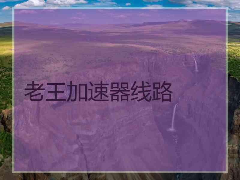 老王加速器线路