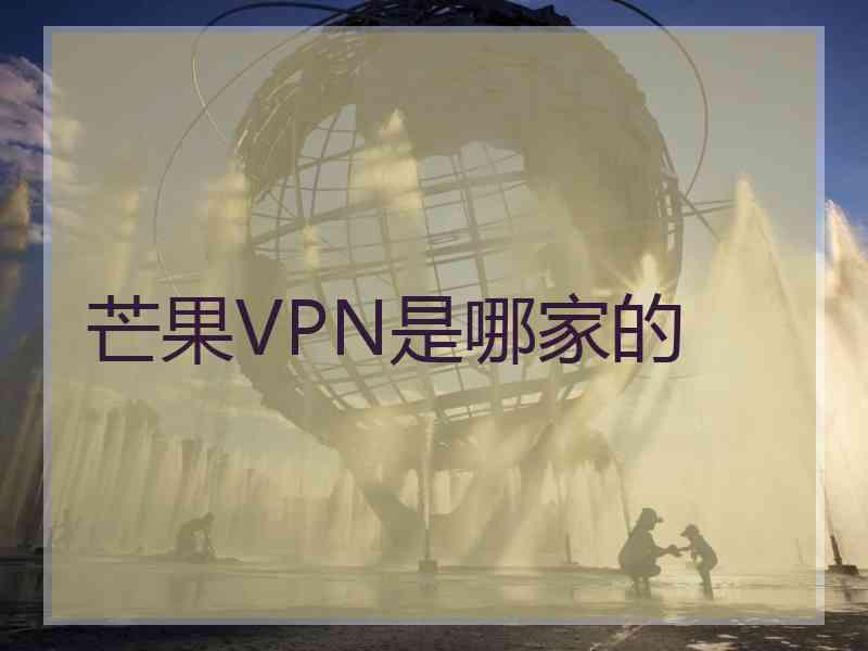 芒果VPN是哪家的