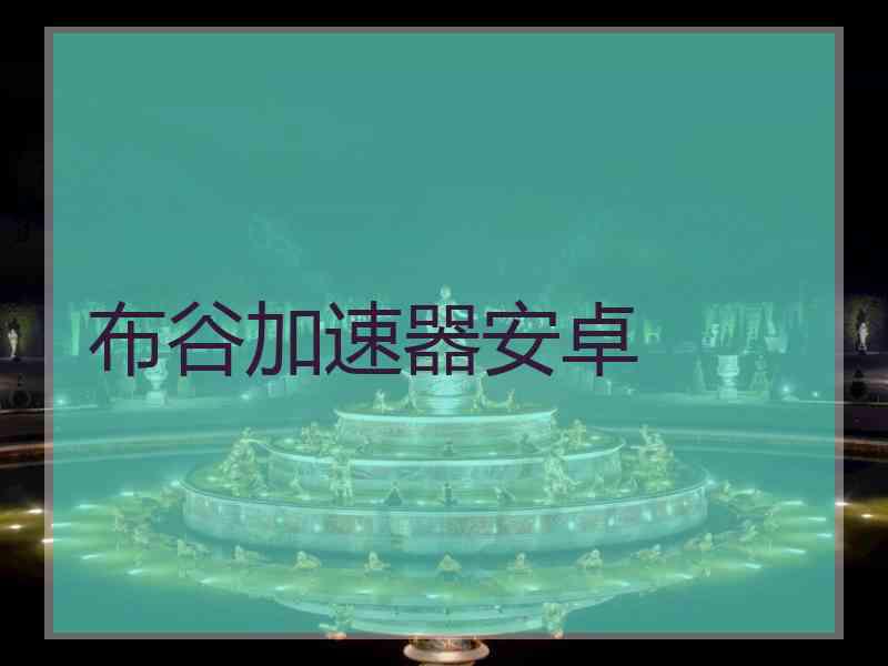 布谷加速器安卓