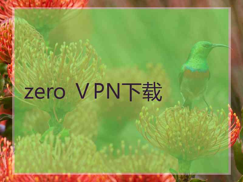 zero ⅤPN下载