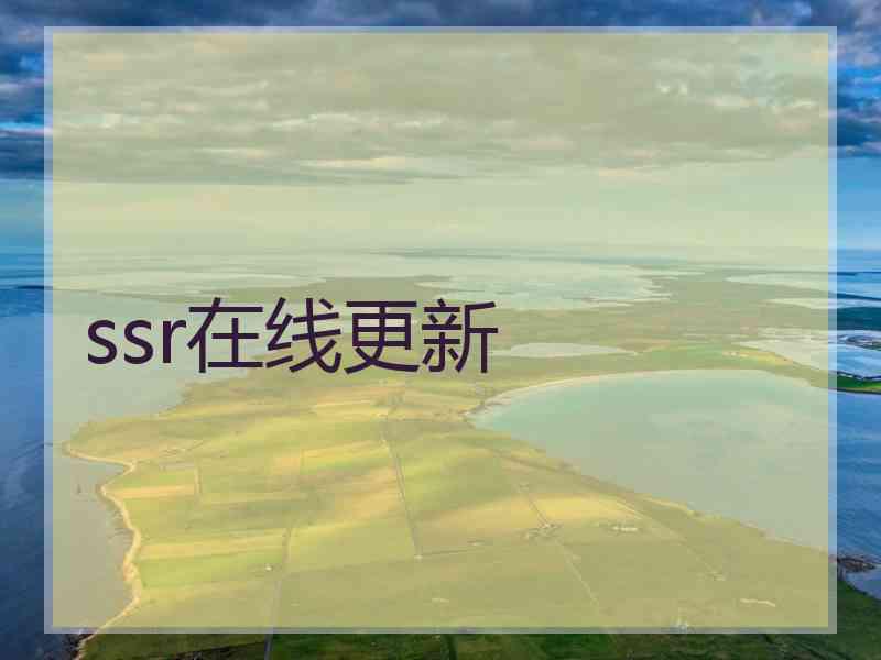 ssr在线更新