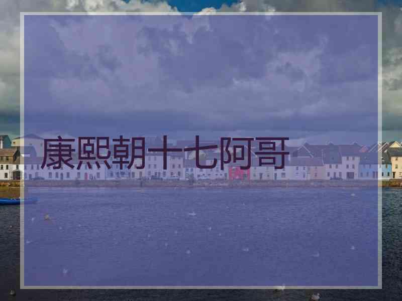 康熙朝十七阿哥