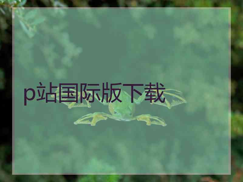p站国际版下载