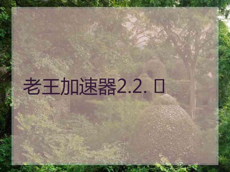 老王加速器2.2. 	