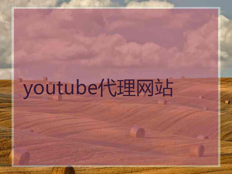 youtube代理网站