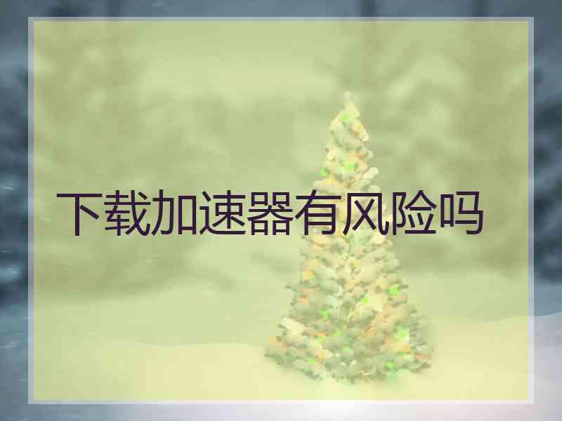 下载加速器有风险吗