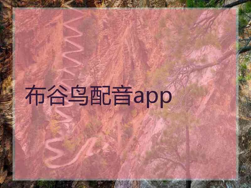 布谷鸟配音app