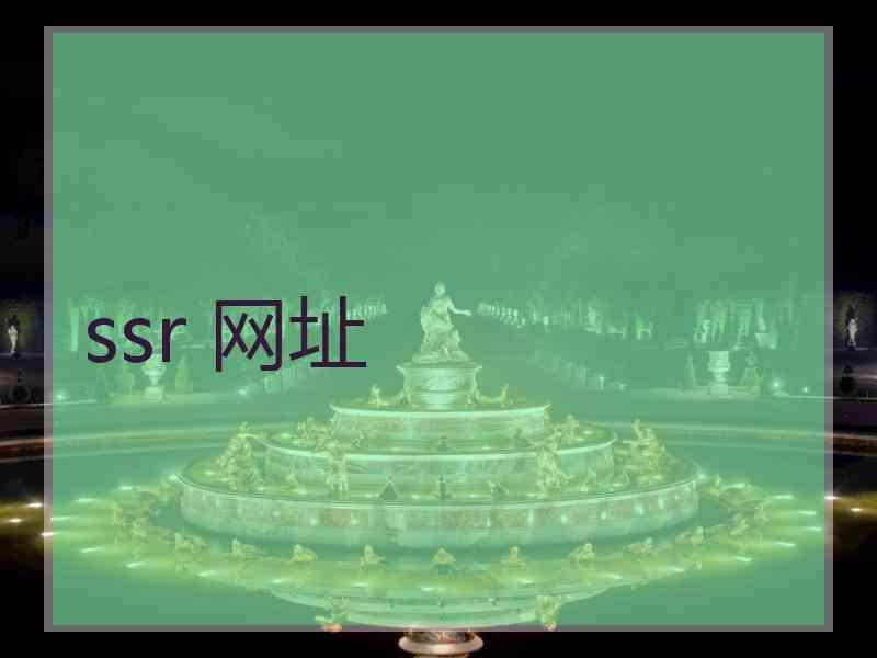 ssr 网址