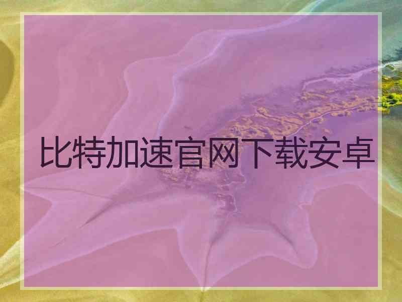 比特加速官网下载安卓