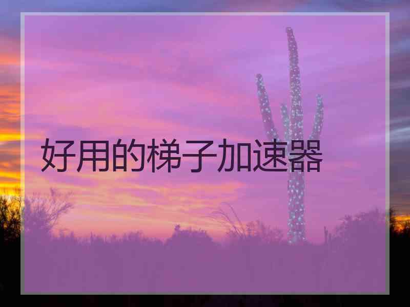 好用的梯子加速器