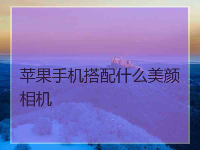 苹果手机搭配什么美颜相机