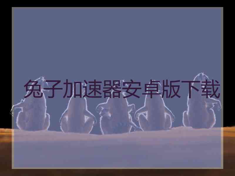 兔子加速器安卓版下载