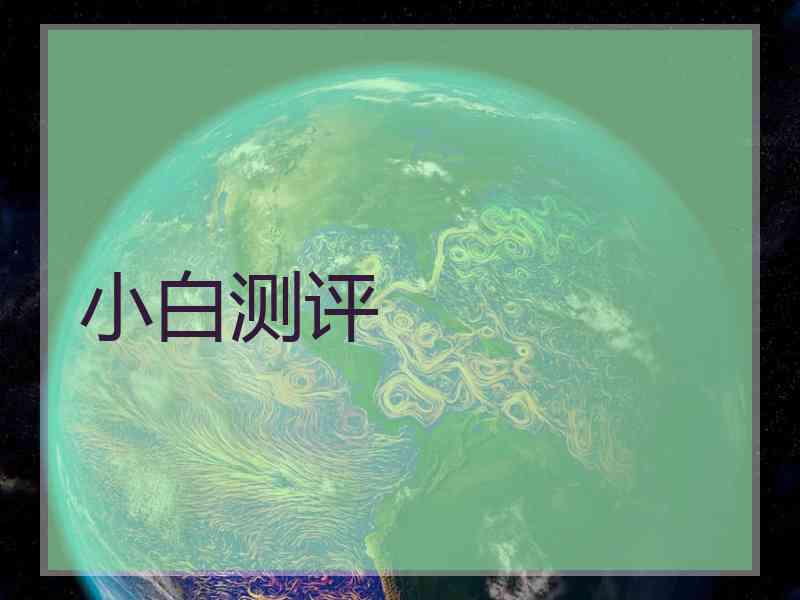 小白测评