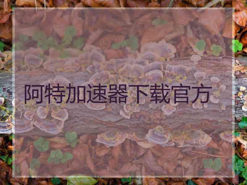 阿特加速器下载官方