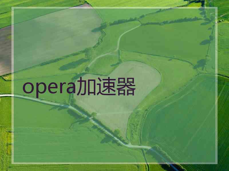 opera加速器