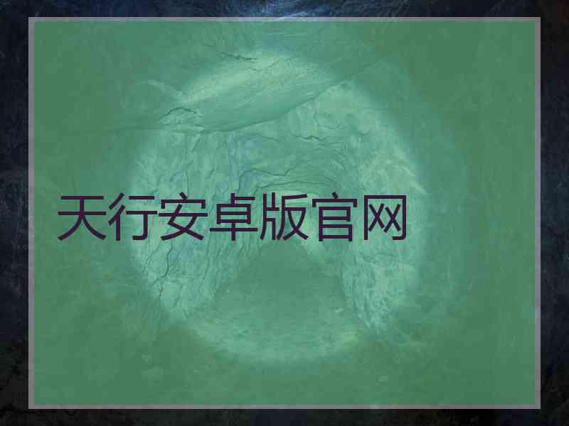 天行安卓版官网